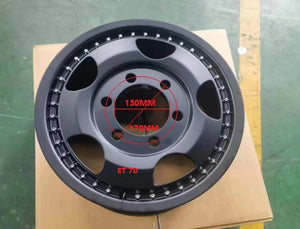 17“ tubeless rim iron and aluminium alloy for daily 4x4